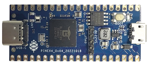 Figure 1. Pine64 Ox64 SBC.
